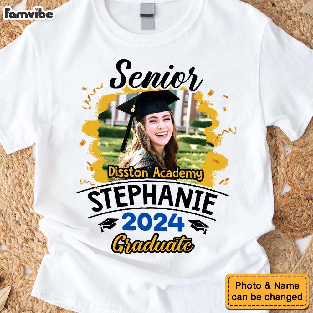 Personalized Graduation Gift Senior Custom Photo Shirt - Hoodie - Sweatshirt 32353