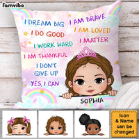 Personalized Gift For Granddaughter I Dream Big Pillow 31528 thumb 1