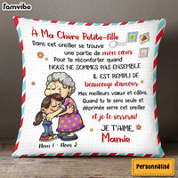 Personalized Grandma Granddaughter Grandson French Grand-mère Pillow OB13 95O58 (Insert Included) thumb 1
