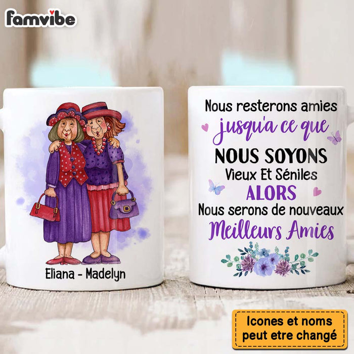 Personalized Gift For Old Friend Old And Senile French Mug 30371 1