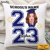 Personalized Graduation Girl Boy Pillow AP202 30O53 thumb 1