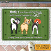 Personalized Gift Dog Wiggle Butt Every Time You Come In The Door Doormat 29929 1
