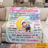 Personalized Gift For Granddaughter Butterfly And Moon Theme Blanket 31197 1