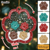 Personalized Gift For Dog Lovers Fur Family Christmas 5 Layered Shaker Ornament 29704 1