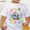Personalized Gift For Grandson Dinosaur A Child Of God Kid Hoodie - Shirt - Sweatshirt 30216 1