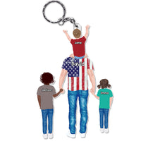 Personalized Gift For Dad Acrylic Keychain 33077 thumb 1