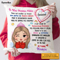 Personalized Gift For Granddaughter French Petite Fille Pillow 30110 thumb 1