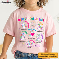 Personalized Gift For Grandkid French God Says I Am Kid T Shirt - Kid Hoodie - Kid Sweatshirt 30121 thumb 1