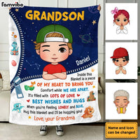 Personalized Gift For Grandson Inside This Blanket 31599 thumb 1