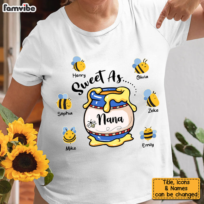 Personalized Grandma Sweet T Shirt MR255 30O53 1