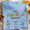 Personalized Grandma Abuela Colorful Drawing Shirt - Hoodie - Sweatshirt 24956 1