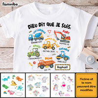 Personalized Gift For Grandkid French God Says I Am Kid T Shirt - Kid Hoodie - Kid Sweatshirt 30121 thumb 1