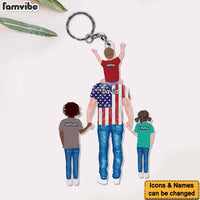 Personalized Gift For Dad Acrylic Keychain 33077 thumb 1