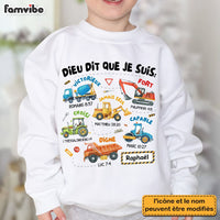 Personalized Gift For Grandkid French God Says I Am Kid T Shirt - Kid Hoodie - Kid Sweatshirt 30121 thumb 1