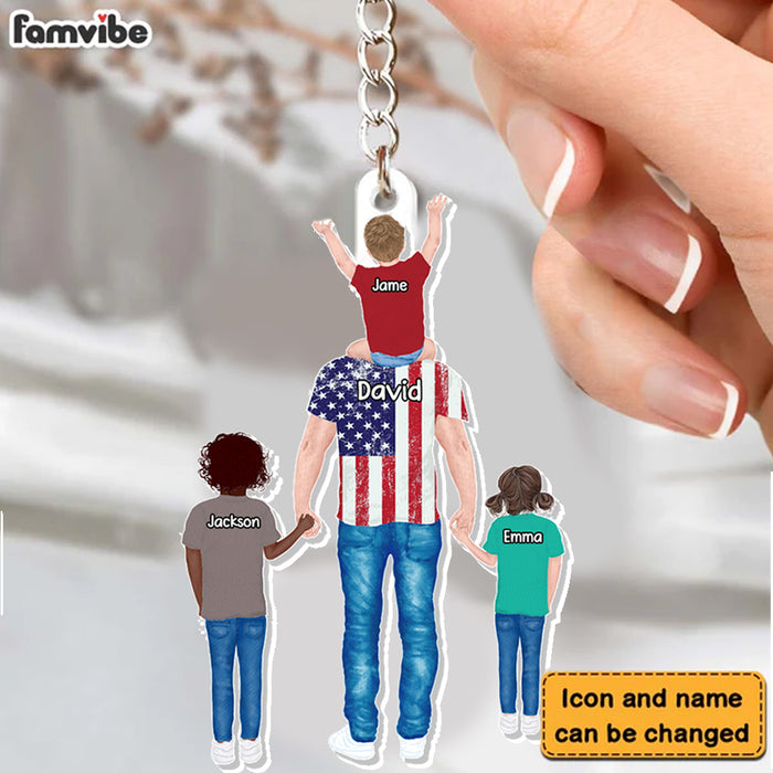 Personalized Gift For Dad Acrylic Keychain 33077 1