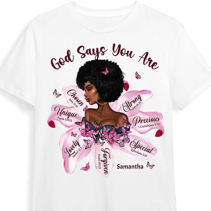Personalized Gift For Daughter God Says You Are Shirt - Hoodie - Sweatshirt 29568 1