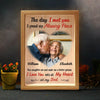 Personalized Couples Gift Upload Photo The Day I Met You Picture Frame Light Box 31298 1