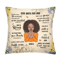 Personalized Gift For Daughter God Say You Are Pillow 32006 thumb 1