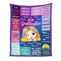 Personalized Gift For Granddaughter Blanket 31252 thumb 1