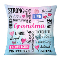 Personalized Gift For Grandma Positive Affirmation Pillow 30615 thumb 1