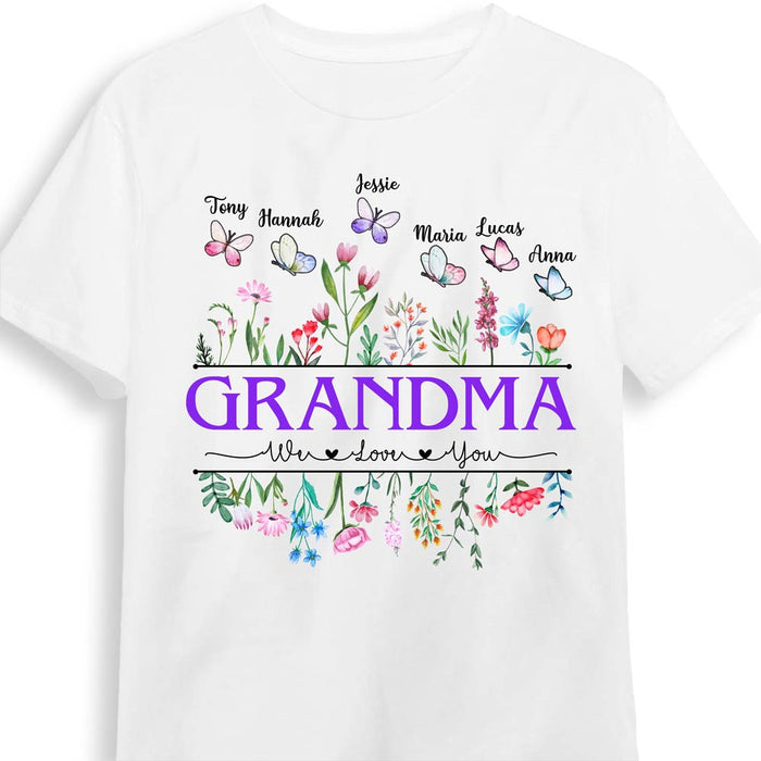 Personalized Grandma Gift Grandma Garden Shirt - Hoodie - Sweatshirt 31842 1