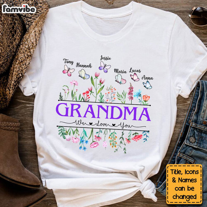 Personalized Grandma Gift Grandma Garden Shirt - Hoodie - Sweatshirt 31842 1