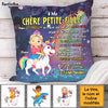 Personalized Granddaughter French Gift Ma Chère  Petite-Fille Unicorn Kid Pillow 30819 1