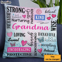 Personalized Gift For Grandma Positive Affirmation Pillow 30615 thumb 1