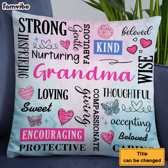 Personalized Gift For Grandma Positive Affirmation Pillow 30615 1