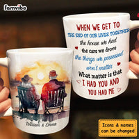 Personalized Couple Gift We Get To The End Of Our Lives Together Mug 31246 thumb 1