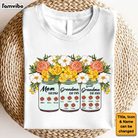 Personalized Gift For Grandma's Flowers Shirt - Hoodie - Sweatshirt 31759 thumb 1