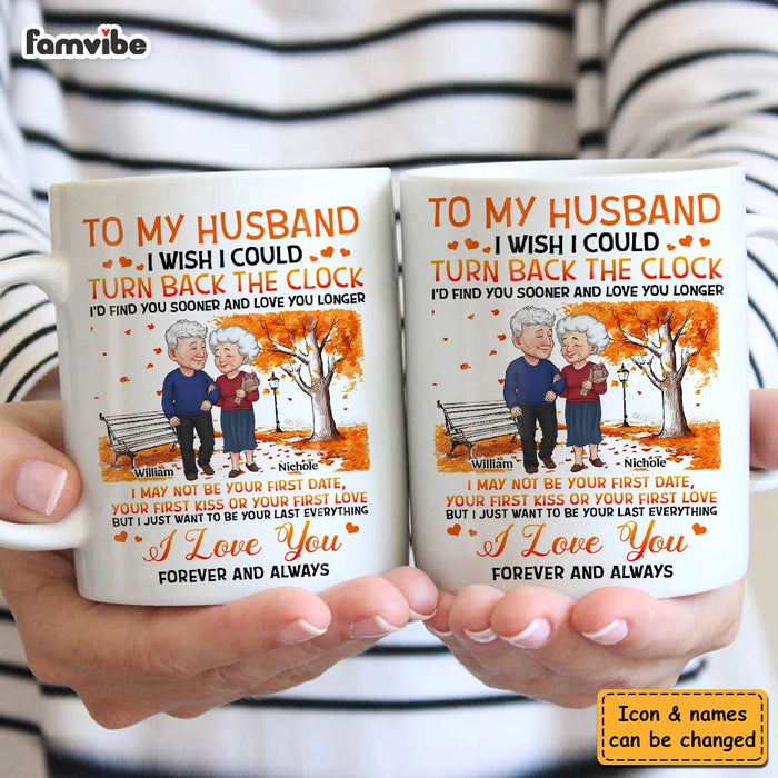 Personalized Gift For Couple  I Wish I Could Turn Back The Clock Mug 31487 1