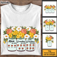 Personalized Gift For Grandma's Flowers Shirt - Hoodie - Sweatshirt 31759 thumb 1