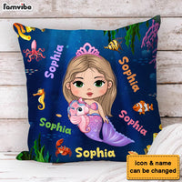 Personalized Granddaughter Mermaid Custom Name Pillow 30851 thumb 1