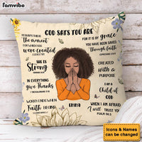 Personalized Gift For Daughter God Say You Are Pillow 32006 thumb 1