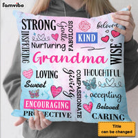 Personalized Gift For Grandma Positive Affirmation Pillow 30615 thumb 1