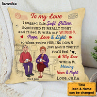 Personalized Couple Gift Hugged This Soft Pillow 31030 thumb 1