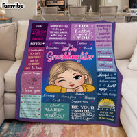 Personalized Gift For Granddaughter Blanket 31252 thumb 1
