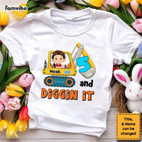 Personalized Birthday Gift For Grandson Construction Crew Kid T Shirt - Kid Hoodie - Kid Sweatshirt 31668 thumb 1