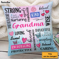 Personalized Gift For Grandma Positive Affirmation Pillow 30615 thumb 1