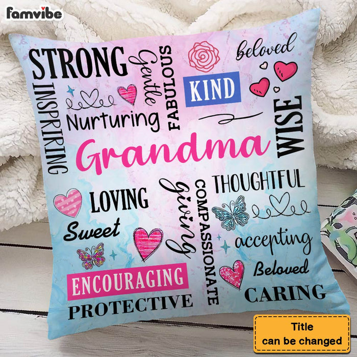 Personalized Gift For Grandma Positive Affirmation Pillow 30615 1