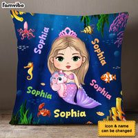 Personalized Granddaughter Mermaid Custom Name Pillow 30851 thumb 1