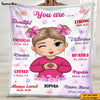 Personalized Inspiring Gift For Granddaughter You Are Beautiful Blanket 31294 1
