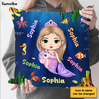 Personalized Granddaughter Mermaid Custom Name Pillow 30851 thumb 1