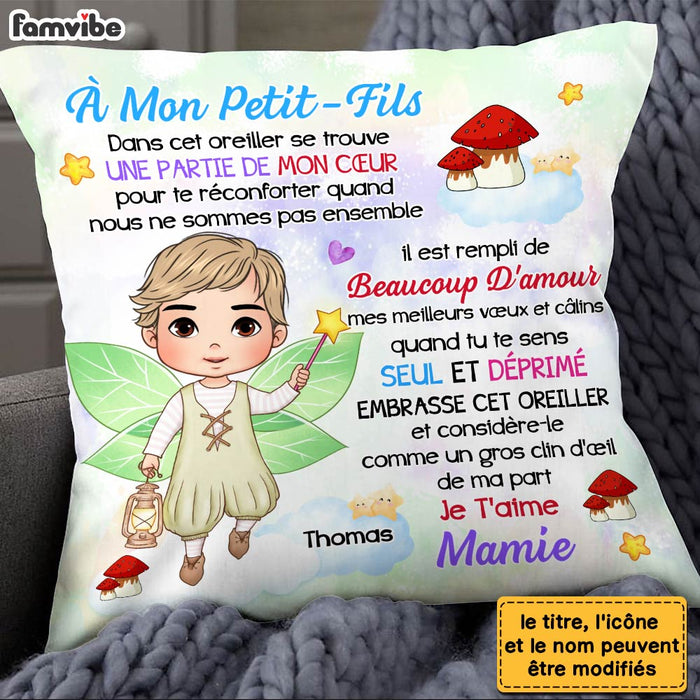 Personalized Gift For Granddaughter Little Fairy Princess French Pillow 31028 1