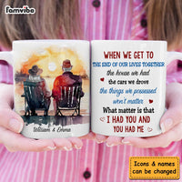 Personalized Couple Gift We Get To The End Of Our Lives Together Mug 31246 thumb 1