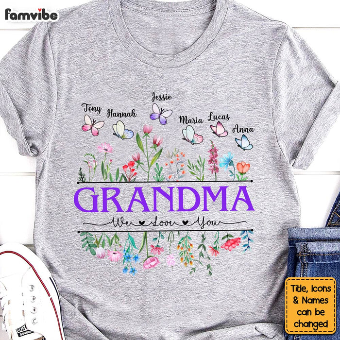Personalized Grandma Gift Grandma Garden Shirt - Hoodie - Sweatshirt 31842 1
