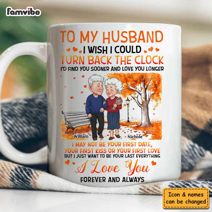 Personalized Gift For Couple  I Wish I Could Turn Back The Clock Mug 31487 1