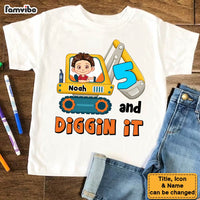 Personalized Birthday Gift For Grandson Construction Crew Kid T Shirt - Kid Hoodie - Kid Sweatshirt 31668 thumb 1