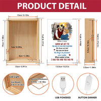 Personalized Couple Gift We Get To The End Of Our Lives Together Picture Frame Light Box 31126 thumb 1